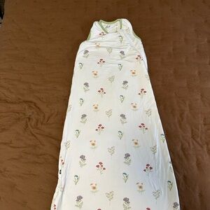 Kyte BABY white/floral sleep sack